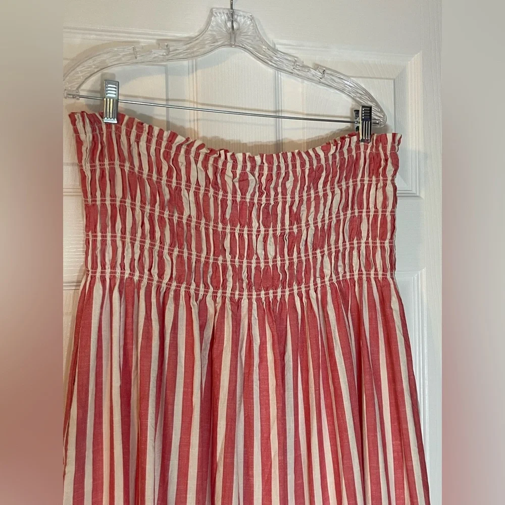 NWOT: UNIVERSAL THREADS Striped Pink and Cream Women's Dress Size XL